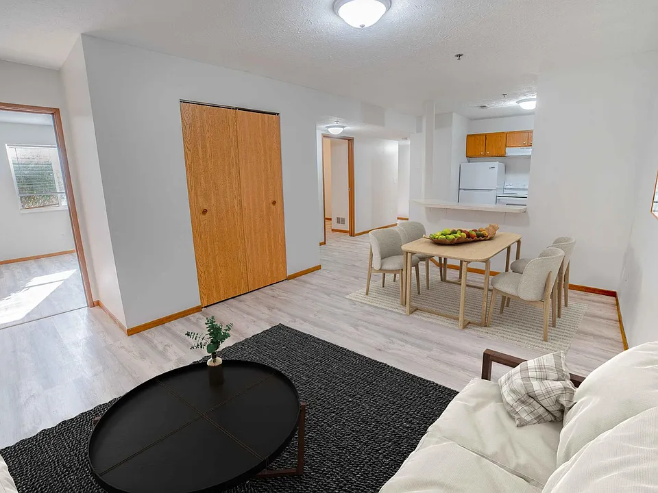 Living room in a 4 bedroom unit