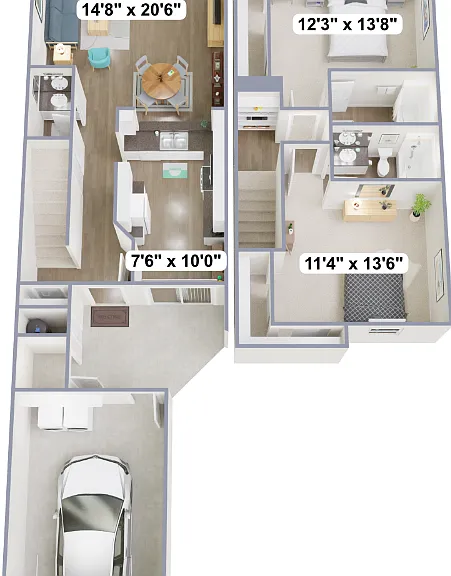The Elm Floorplan Diagram