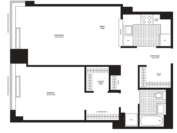 2nd image of 130 W 15th St APT 10T