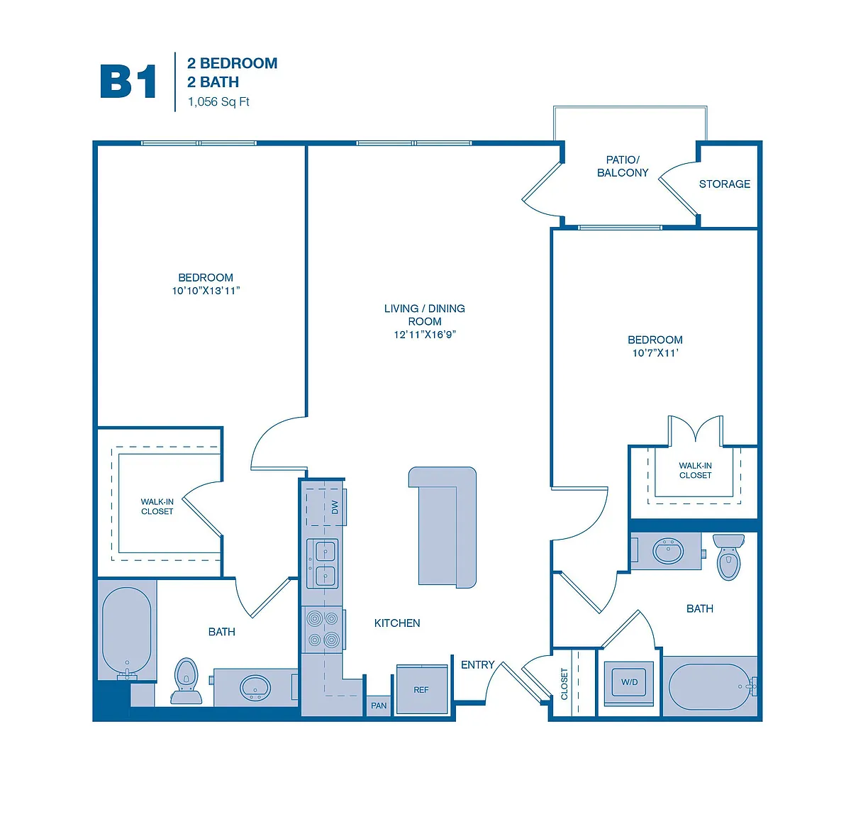 Floor plan B1