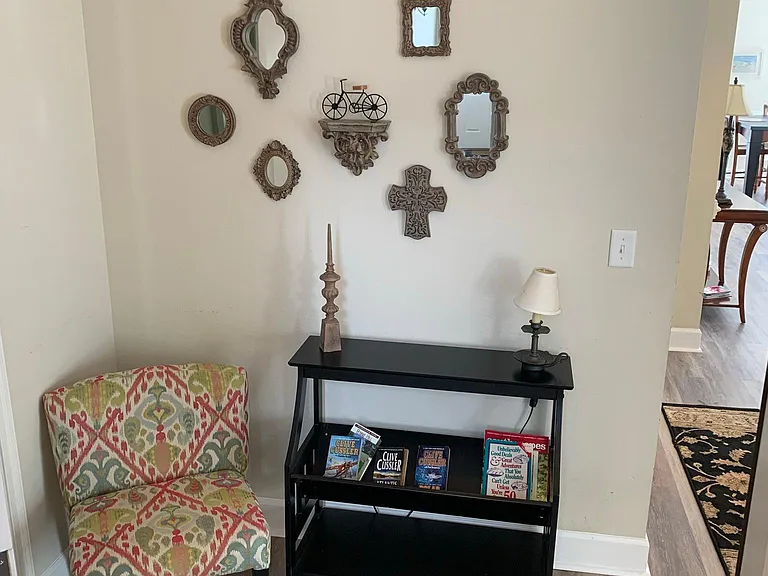 Welcoming entryway with the perfect spot to drop your keys and kick off your shoes.