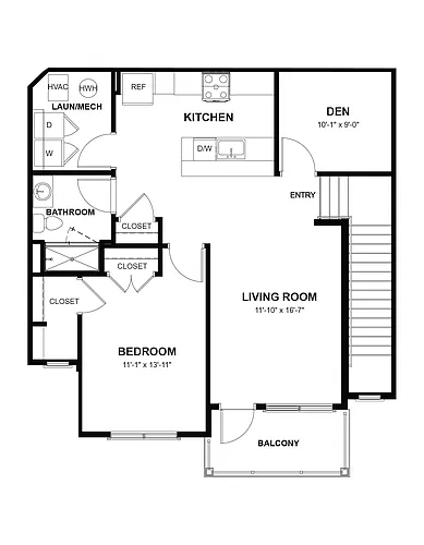 Floor plan The Dutton