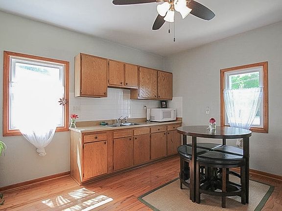 Kitchen with Hardwood Flooring