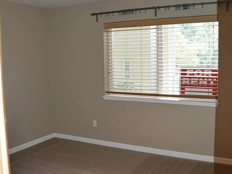Fresh carpet in bedroom