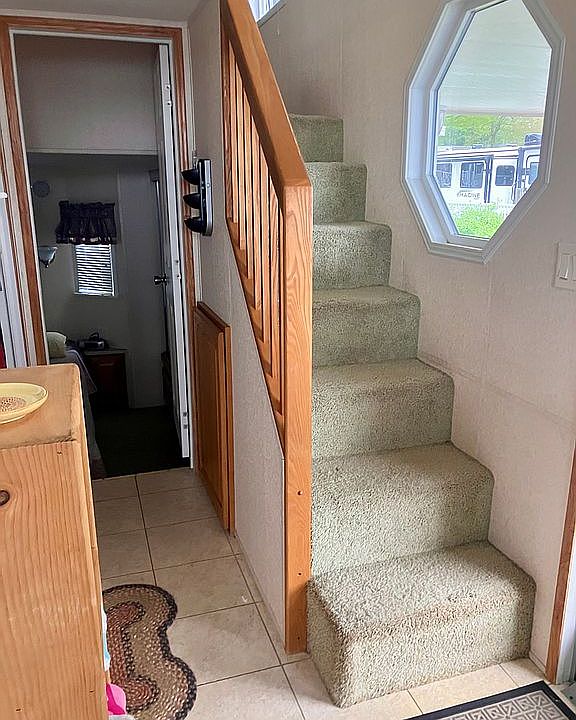 Stairs to large double loft