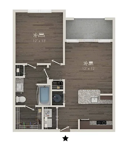 Floor plan A1