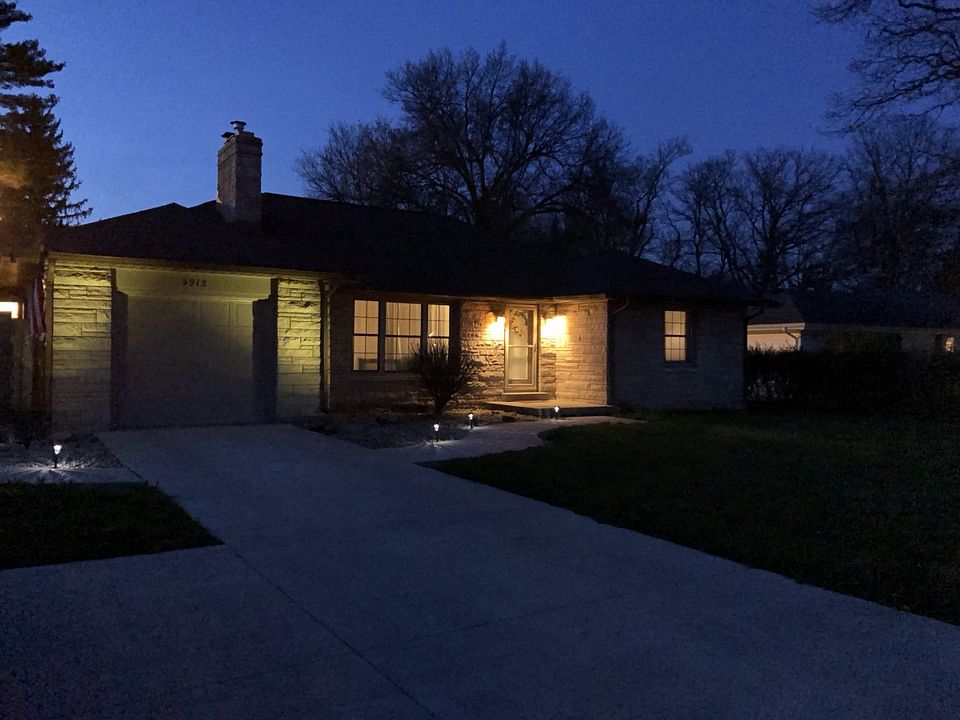 House at night