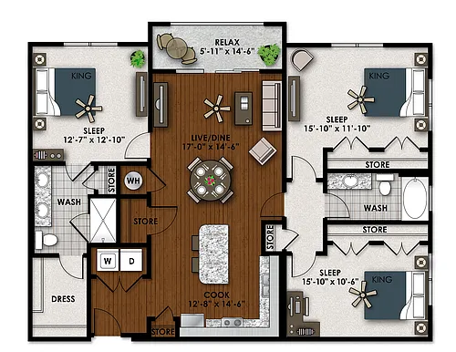 Floor plan D4a