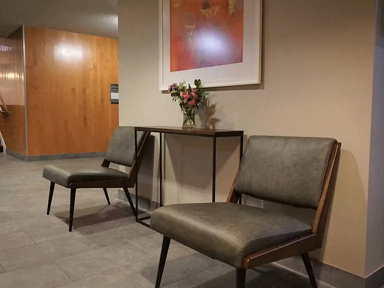 Lobby seating area