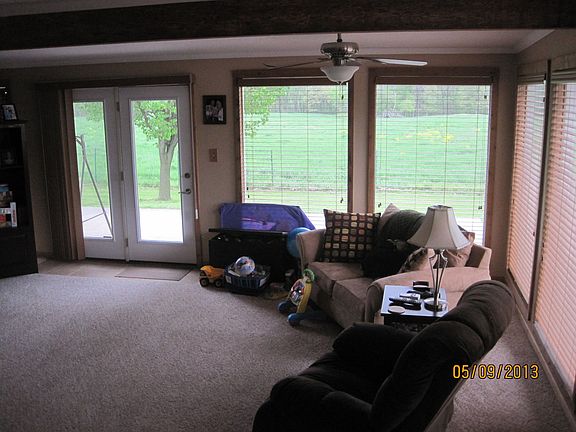 large windows in living room