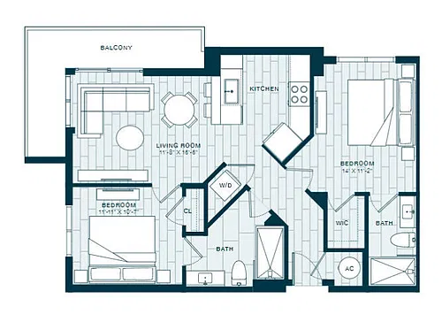 Floor plan B8