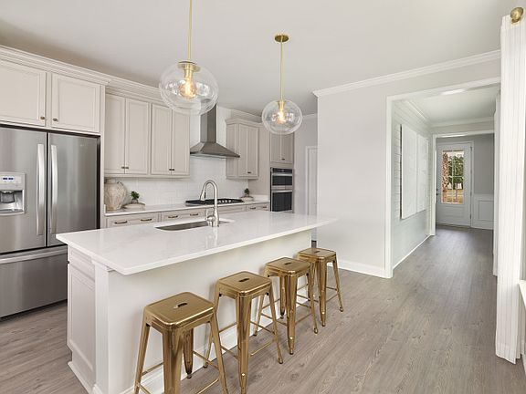 Spacious Kitchen Large Island Ideal for Entertaining