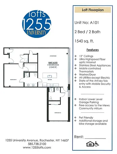 Floor plan A101