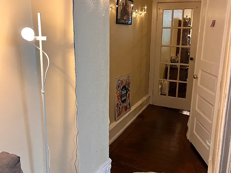 Hallway to bedroom and bathroom
