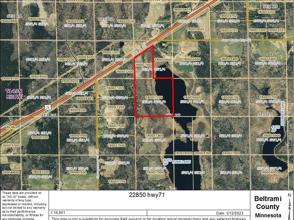 54 Acres Hwy #71, Hines, MN 56647