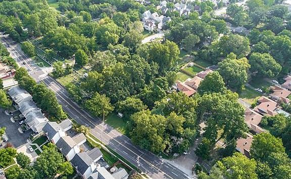 Another aerial view from Amherst Ave. & North & South Rd.