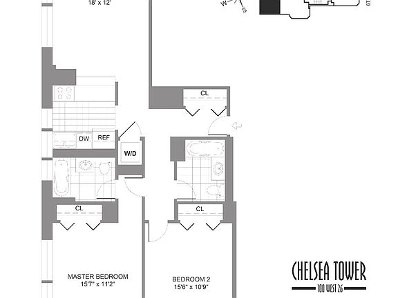 2nd image of 100 W 26th St #22B1