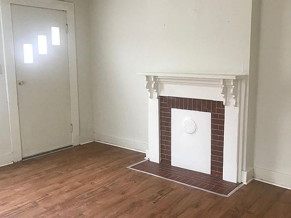 Gorgeous fireplace in the living room.