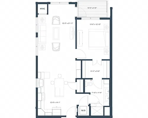 Floor plan Mainsail (North Building)