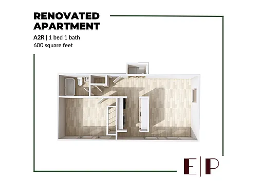 Floor plan A2 Renovated