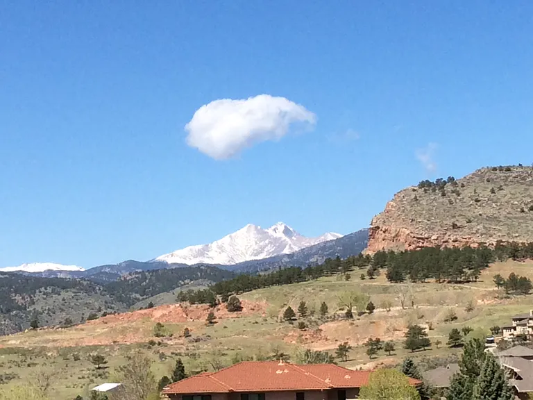 View from the property of Longs Peak, Mt. Meeker and Steamboat Mountain.