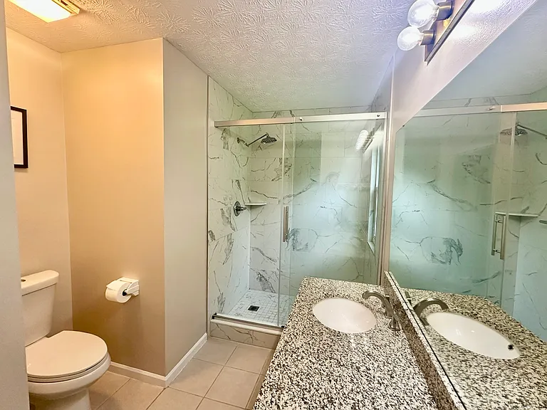 Bathroom Full (Master Bedroom), newly replaced walk in shower.