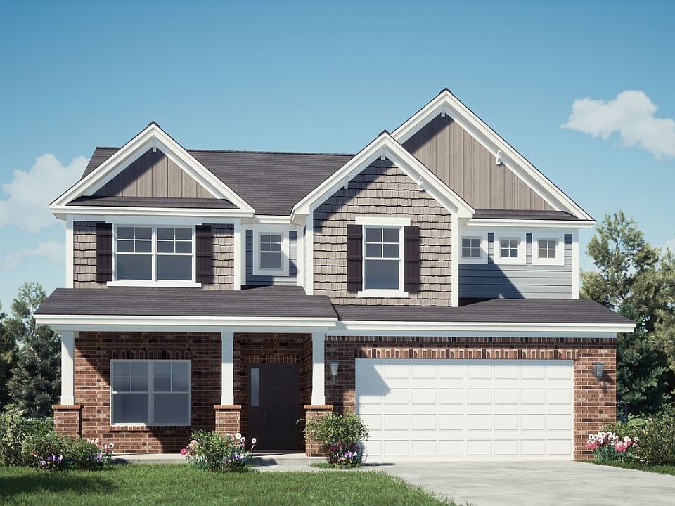 The Arthur Elevation E Shown with Brick Option A