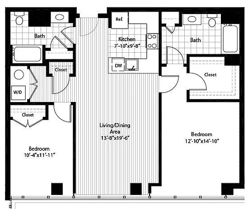 Floor plan B8