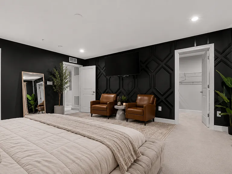 primary bedroom (photo is virtually staged)
