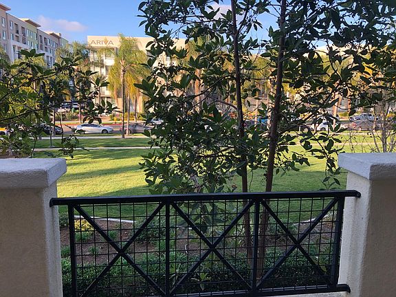 Front balcony facing greenbelt