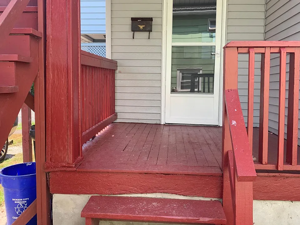 Rear entrance