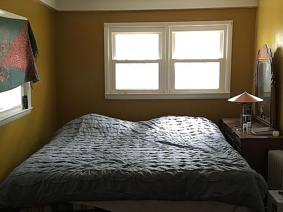 East wall in large bedroom