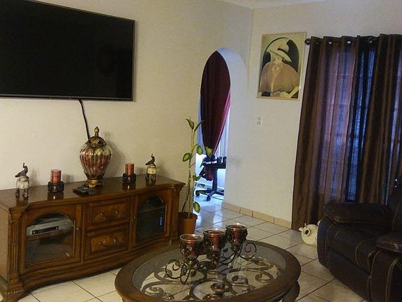 Dining room and living room