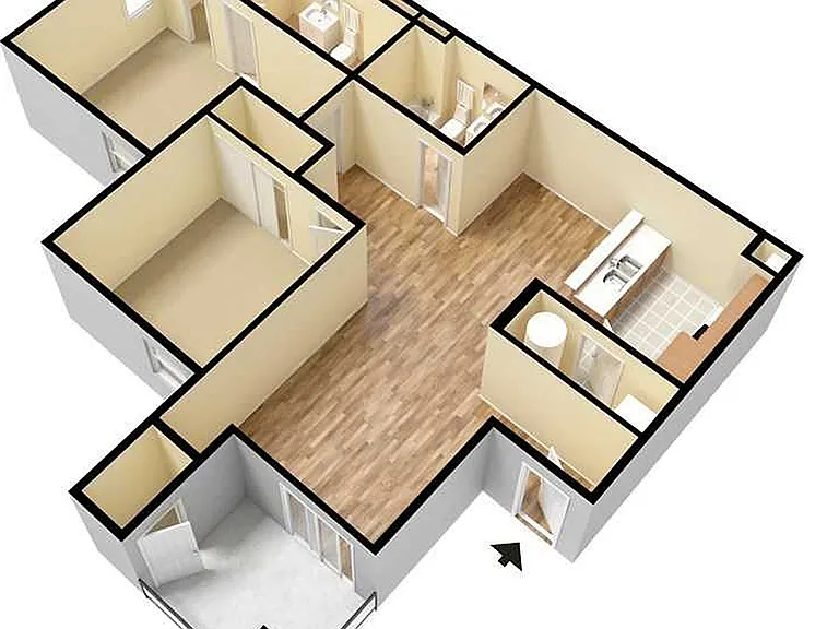 2 BED 2 BATH BRECKENRIDGE 976 SQUARE FEET