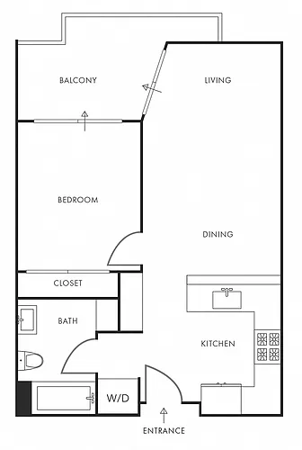 Floor plan 3833-1BR-A1