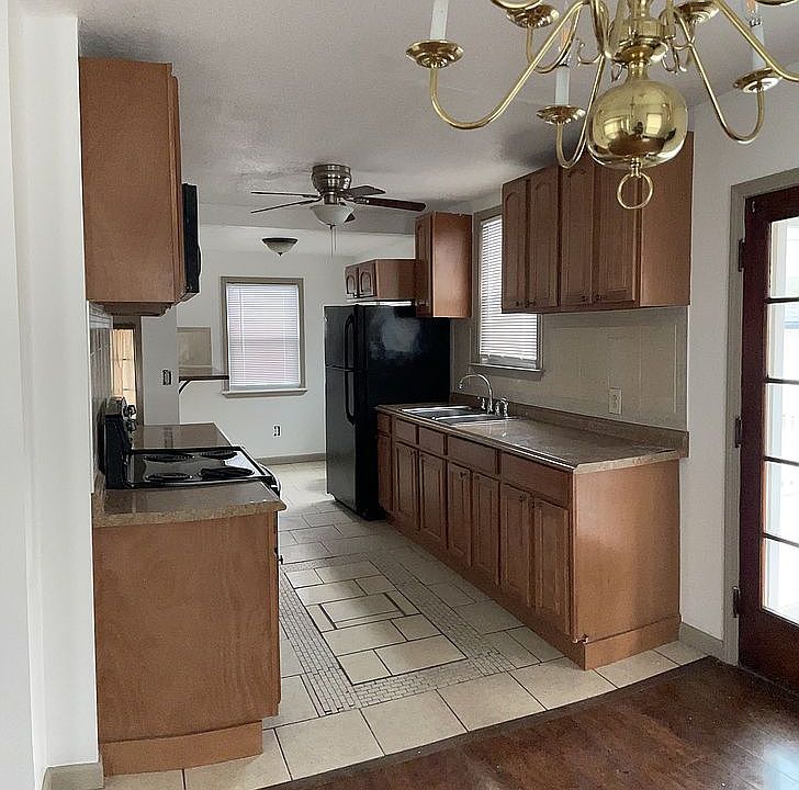 kitchen open to dining room 