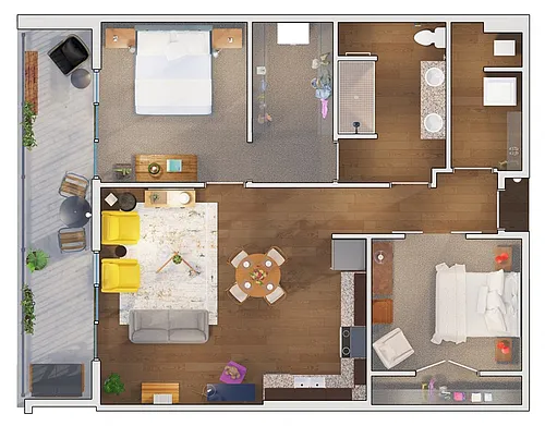 Floor plan B4