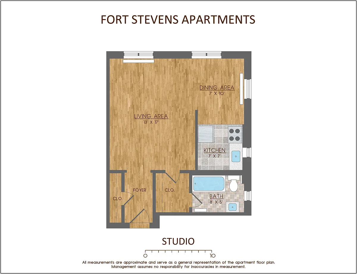 Floor plan Studio