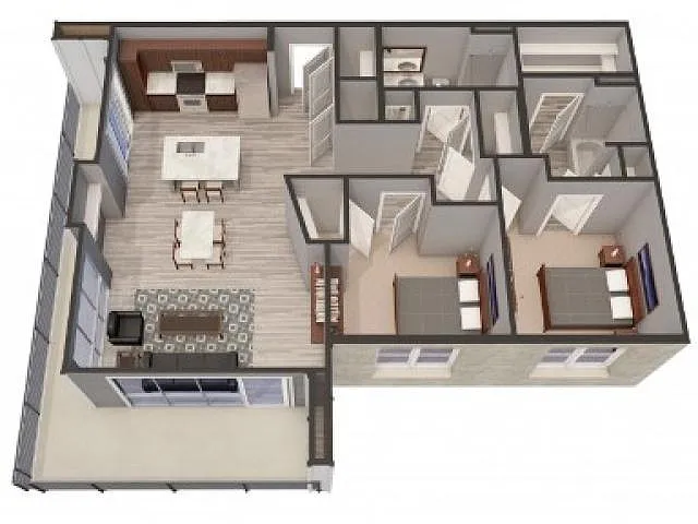 Floor plan 2C