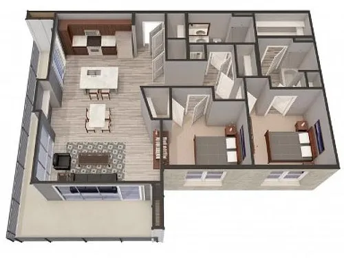 Floor plan 2C