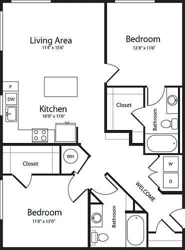 Floor plan B2_No_Balcony