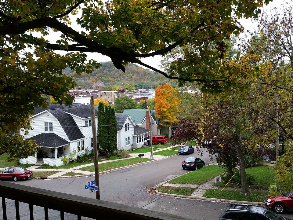 View of city from the porch.