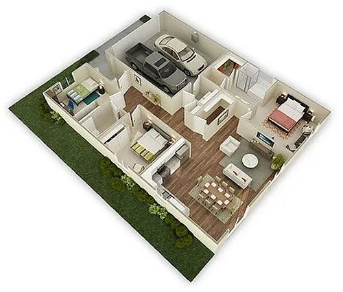 Floor plan Oak