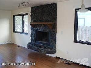 Fireplace with raised hearth