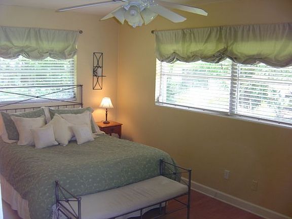 Bedroom One....Great light, airy feel