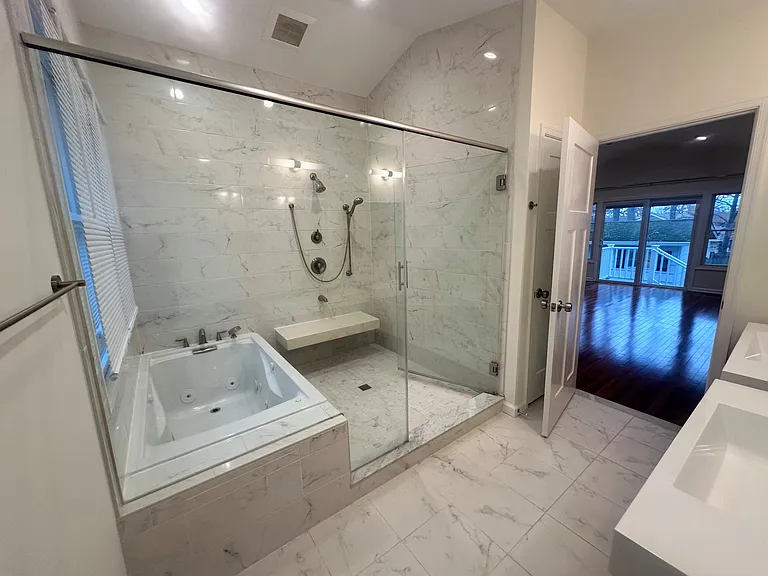 Primary bathroom.