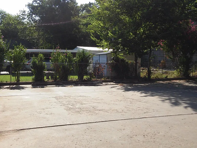 back parking lot