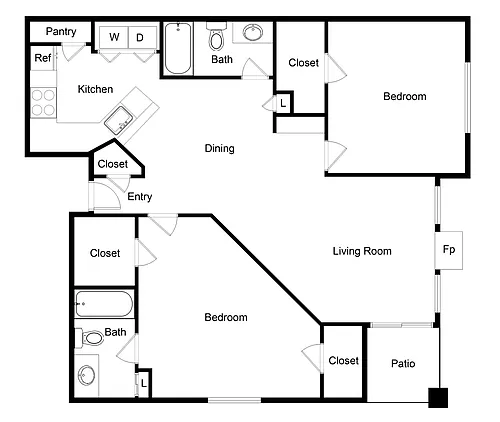 Floor plan B3