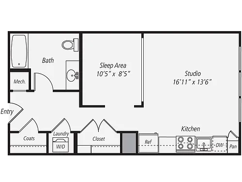Floor plan S1-606
