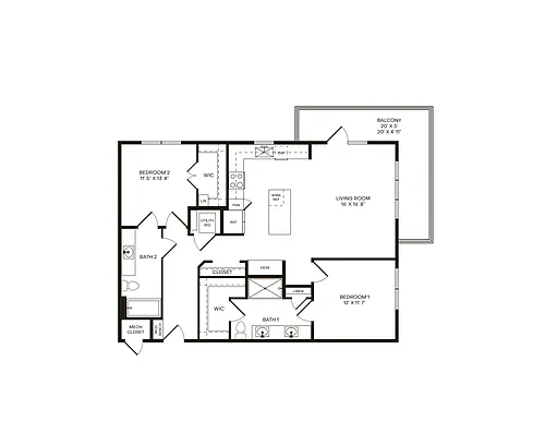 Floor plan B8